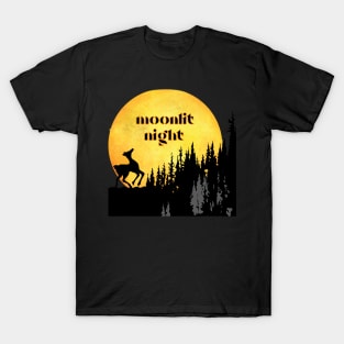 moon shadow,moonlit night T-Shirt